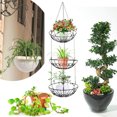 thumbnail image 2 of 3 Tier Fruit Basket, iPstyle Vegetable Kitchen Storage Basket Heavy Metal, 2 of 8