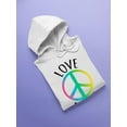 thumbnail image 3 of Love And Peace! Hoodie Women -SPIdeals Designs, Female 3X-Large, 3 of 4