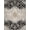 Black Gray Beige, Pattern 4, variant on ODIKA 8'x10' Washable Area Rug Non-Shedding, Easy Care, Modern Brushstroke Art With Interlocking Marble Swirl Motif Abstract Flowing for King Size Bedroom Under Bed, Master Suite