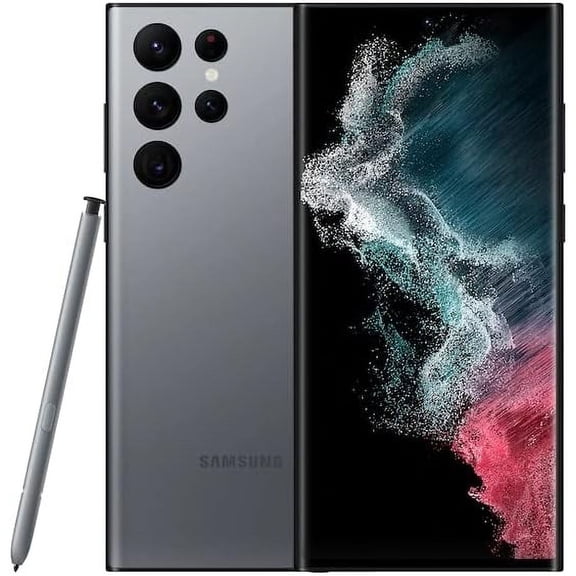 Restored Samsung Galaxy S22 Ultra 5G S908U (Fully Unlocked) 512GB Graphite (Refurbished)
