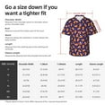 thumbnail image 4 of Fotbe Candy Corn (2) Hawaiian Shirt for Men Unisex Summer Beach Casual Short Sleeve Cotton Linen Button Down Shirts-Medium, 4 of 5