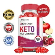 Keto Drops Keto ACV Gummies 1000MG Dietary Supplement 60 Gummys