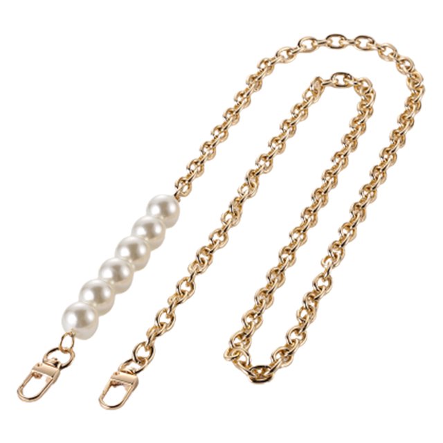 Correas de bolso con cuentas de perlas Cadena de reemplazo de manija de cinturón de hombro corto (B) Tmvgtek Oficina Multiescena Multifunción