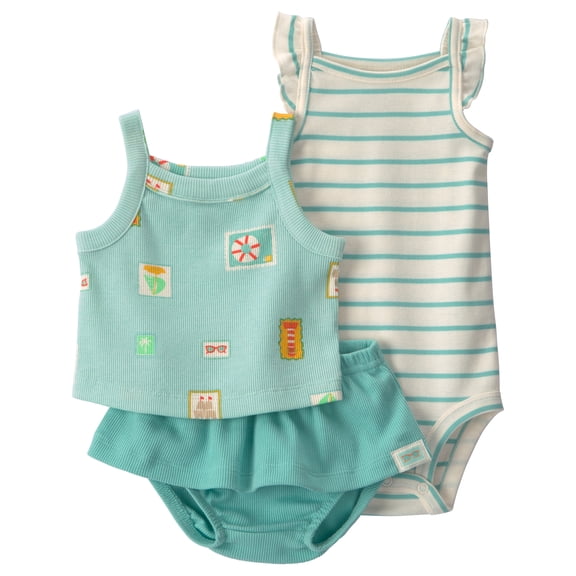 Carter's Child of Mine Baby Girl Outfit Set, 3-Piece, Sizes 0/3-24 Months