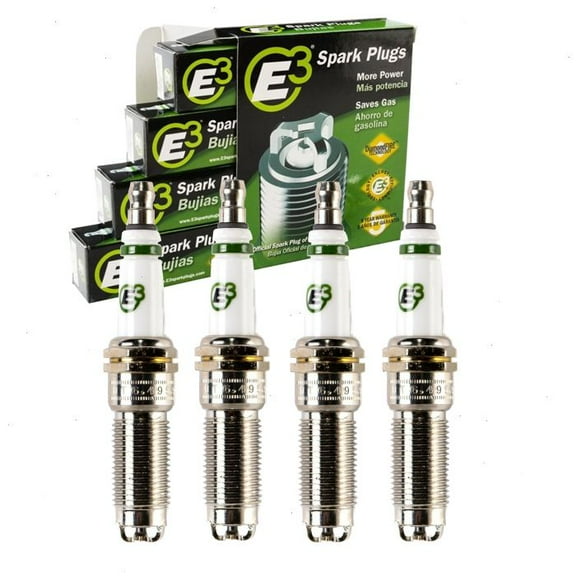 4 pc E3 Spark Plugs compatible with Buick Regal 2.0L 2.4L L4 2012-2017
