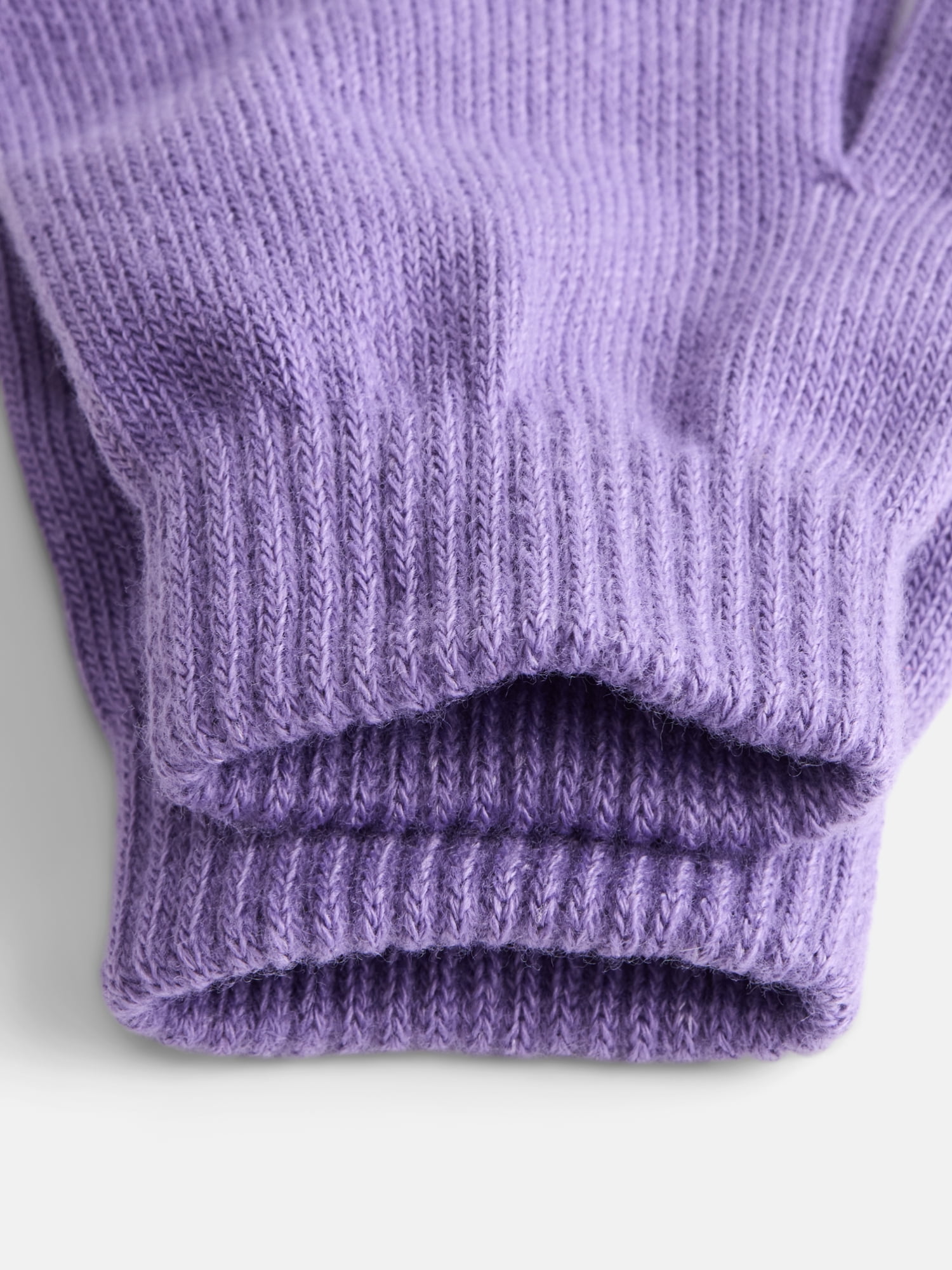 Wonder Nation Girls Knit Gloves, 3 Pack