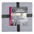 thumbnail image 2 of Set De Edrecolcha Home Trends Cationic Gris 3 Piezas Matrimonial, 2 of 4