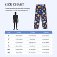 thumbnail image 4 of Gukieu Space Planet Print Men's Home Trousers, Elastic Drawstring Home Pajamas Clothing Suitable for Adult Men-X-Large, 4 of 6