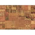 thumbnail image 1 of Ahgly Company Indoor Rectangle Patchwork Brown Transitional Area Rugs, 4' x 6', 1 of 4