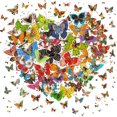 thumbnail image 1 of Butterfly Heart 5D DIY Full Drill Diamond Painting, 1 of 3