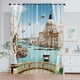 thumbnail image 4 of Cortinas de ventana de 2 paneles Gloria para cocina y dormitorio 150x166cm, 4 of 9