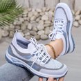 thumbnail image 2 of Women's Breathable Knit Slip-On Sneakers, Lightweight Casual Running Shoes, 2 of 9