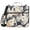 Cartoon Golden Retriever, variant on 3 Ring Zipper Binder with Shoulder Strap Waterproof Trapper Keeper 2 Inch D-Ring 500 Sheets Capacity Cartoon Golden Retriever