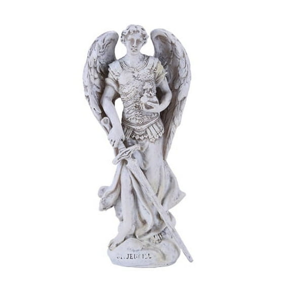 Pacific Giftware White Saint Jegudiel Archangel of Divine Mercy Archangel Collectible Figurine Statue