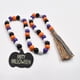 thumbnail image 5 of Cuentas de madera de Halloween,cadena de flecos de colores,colgante decorativo para fiestas y festivales, 5 of 9