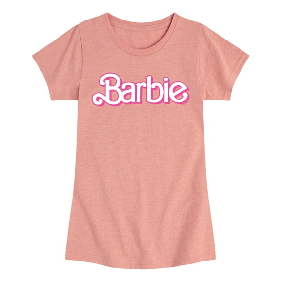 Barbie - Logo Retro - Toddler And Youth Girls Fitted Short Sleeve Graphic T-Shirt