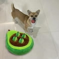 thumbnail image 2 of GUOOL Creative Dog Vegetable Plush Toy Pull The Fruit Stuffed Toy for Dogs Cats Orange Avocado, 2 of 8