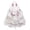 White Backpack, variant on Polka Dot School Backpack, Lightweight Drawstring Backpack, Multi-layer School Bag for College Shopping, White