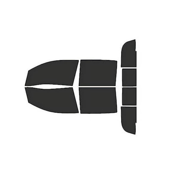 Rvinyl Car Window Tint Film Kit Complete 20% Fits Nissan Titan 2016-2023 4 Door Crew Cab