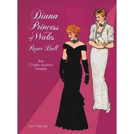 Diana Princess of Wales Paper Doll: The Charity Auction Dresses