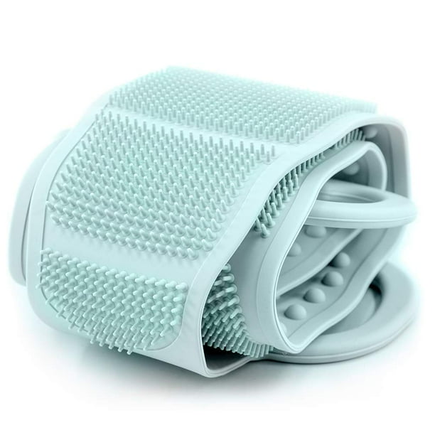 Back Scrubber, Silicone Back Scrubber for Shower, Long Exfoliating Bath