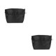 thumbnail image 3 of Ounissouiy Bolsa de nailon impermeable, práctico organizador de almacenamiento para insertar bolso, bolsa de almacenamiento fuerte y elegante negro 2piezas, 3 of 6