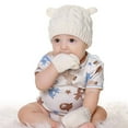 thumbnail image 3 of Dress Choice Unisex Baby Toddler Hat and Mitten Set Winter Knitted Cute Thick Warm Beanie Cap Gloves for Infant Boys Girls, 3 of 8