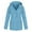 Sky Blue coat for women, variant on Christmas Gift Women Solid Rain Jacket Outdoor Plus Waterproof Hooded Raincoat Windproof Jackets Solid Outwear