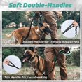 thumbnail image 2 of Correa para perros, correa militar para perros, correa elástica, correa con amortiguador, correa elástica reflectante con 2 asas de control, ideal para caminar y entrenar, 2 of 5