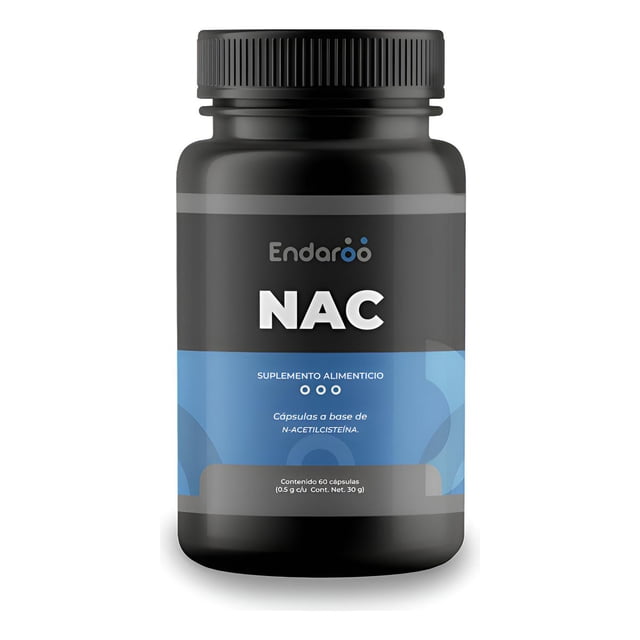 ENDAROO NAC N Acetil Cisteína | NAC N-Acetyl Cysteine | 1000 mg por porcion | Ingredientes Naturales Sin OMG y sin aditivos | multicolor