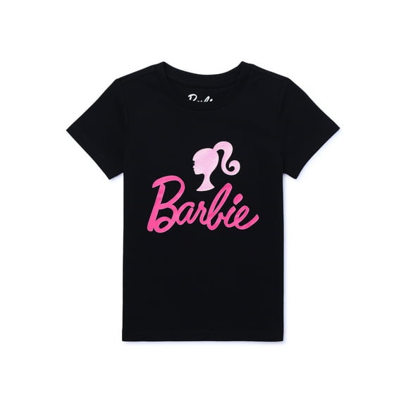 Barbie Girls Graphic Short Sleeve T-Shirt, Sizes 4-16