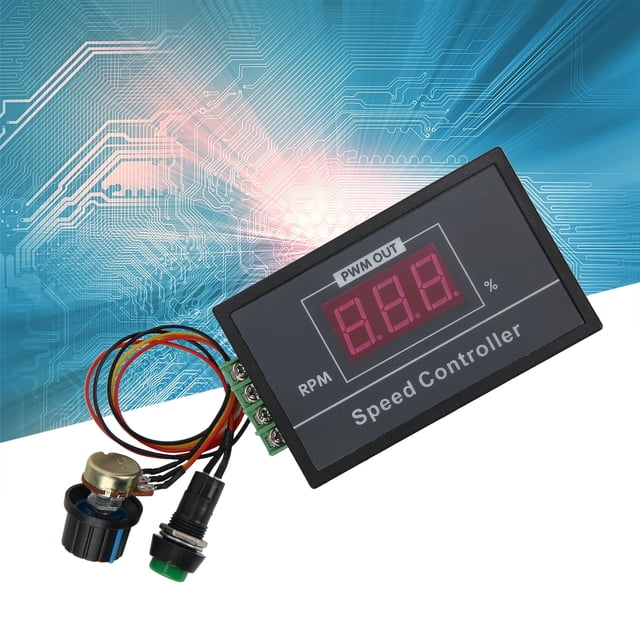 Regulador de velocidad del motor Regulador de motor PWM Regulador de velocidad del motor PWM DC Controlador de velocidad PWM para control de velocidad de cinta transportadora ANGGREK Otros