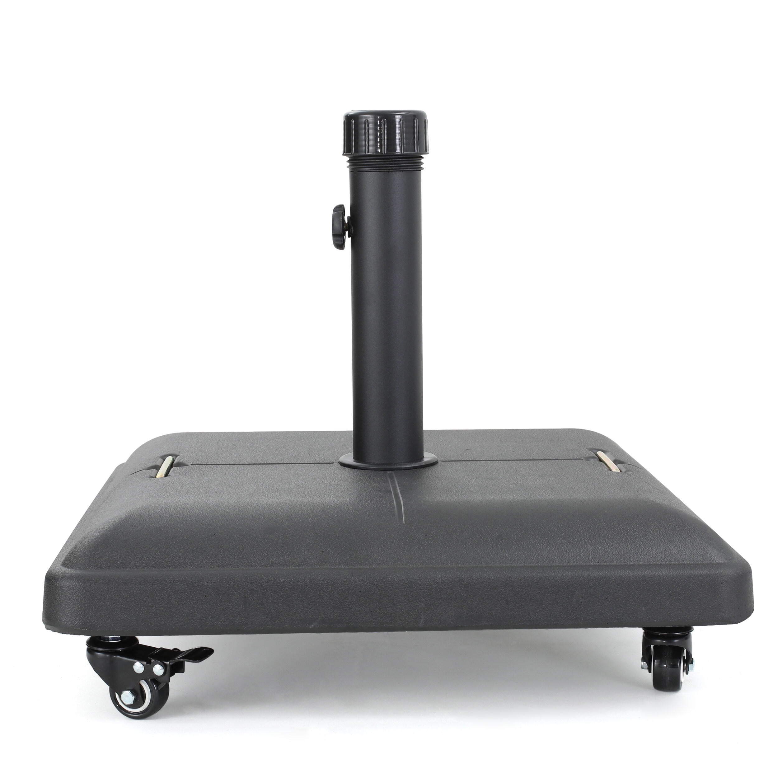 Patio Umbrella Stand, WHEELIE UMBRELLA BASE - SQUARE, Black Umbrella Stand,Concrete Market Umbrella Stand, Garden & Outdoor,Canopies & Gazebos,Umbrella Stands & Bases