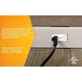 thumbnail image 6 of Woods 5601 Black 16/3 25-Foot SJTW Indoor Office Extension Cord, UL Listed, 6 of 7