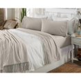 thumbnail image 2 of Home Fashion Designs Great Bay Home Ultra Soft Double Brushed Microfiber Sheet Set with Embroidered Floral Pattern, 2 of 3