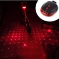 thumbnail image 2 of Luz trasera láser para bicicleta de montaña, luz trasera con forma de estrella, luz de advertencia de seguridad, accesorios para equipos, 2 of 5