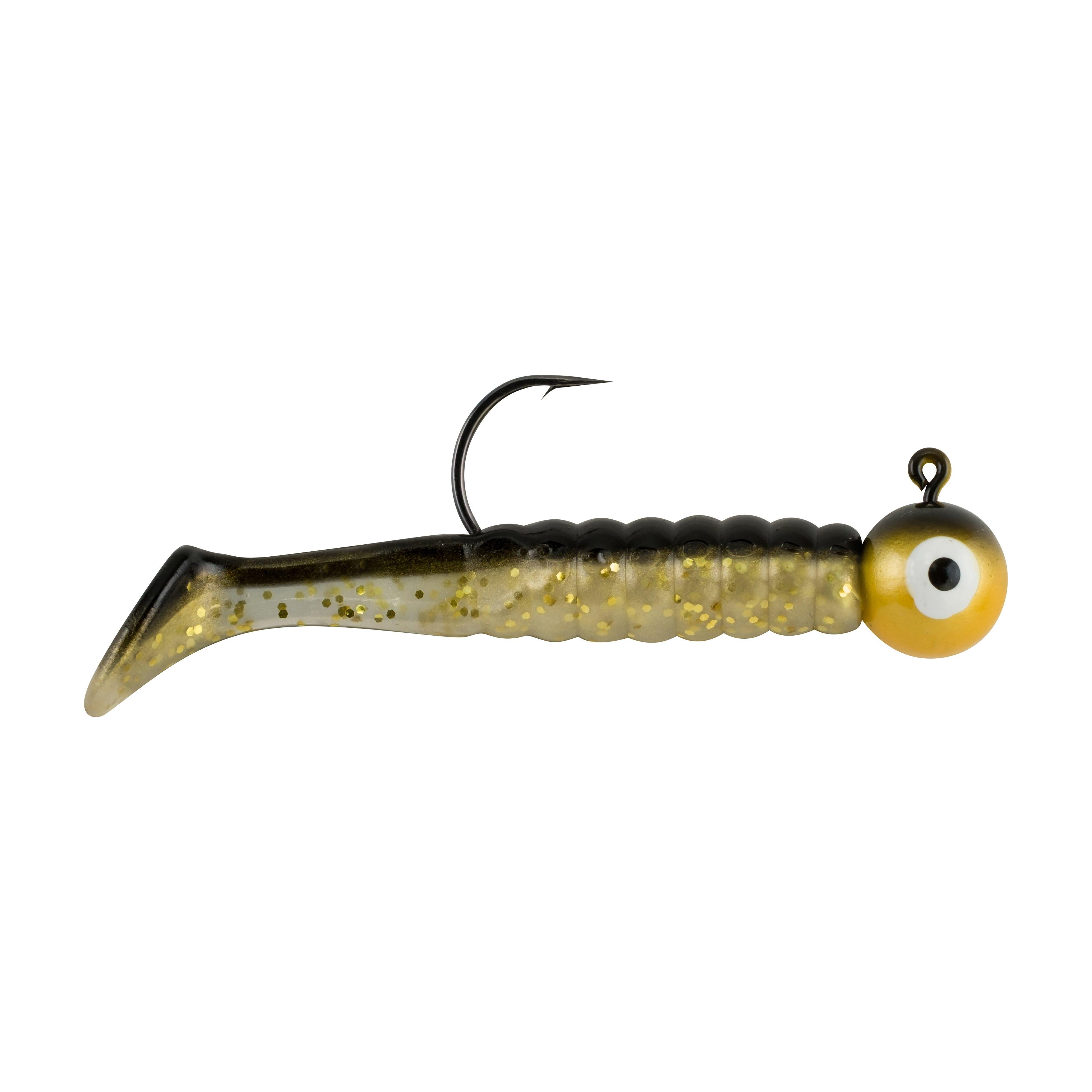 Johnson Swimming Paddletail Fishing Lure, Chartreuse-Green, 2.1 in