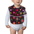 thumbnail image 6 of Kdxio Geometric Hearts Bibs For Babies, Baby Bibs for Eating, Toddler Bibs, Waterproof Bibs, Feeding Bibs, for Toddlers, Boys, Girls, 6 of 8