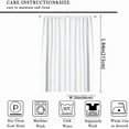 thumbnail image 2 of Dark Blue Striped Kitchen Curtains, Modern Beige Geometric Country 3-Piece Kitchen Curtain Valance and Tiers Set 24 Inch Length, Rod Pocket Half Window Curtains for Cafe Living Room Bathroom, 2 of 3