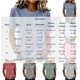 thumbnail image 3 of Neewe Womens Casual Crewneck Plain Short Sleeve Fashion Summer Tops Shirts Loose Fit Daily Outfits, 3 of 8