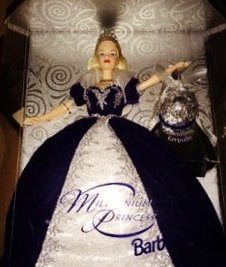 millennium princess barbie 2000 value