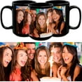 thumbnail image 1 of Custom Mug with One Wrap of Picture or Text, Personalized Mug, Microwave & Dishwasher Safe Ceramic Mug, 15oz, 1 of 1