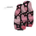 thumbnail image 4 of LAKIMCT Hearts Texture Valentines Day Car Seat Covers Vehicle Front Seat Covers Universal Fit Seat Protector, 4 of 9