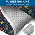 thumbnail image 4 of Pioneer Flower Floral Print Pattern Bathroom Rugs Sets 3 Piece, Toilet Cover Set, Absorbent Non Slip Bathroom Mats with U-Shaped Contour Rug, 4 of 5