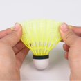 thumbnail image 3 of Muetxiks Anti Rotation Nylon Badminton Shuttlecocks , Stable Flight | Yellow , Pack Of 12, 3 of 5