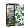 thumbnail image 1 of Compatible with iPhone 12 Phone Case, Tropical-Leaves-1 Case Men Women, Flexible Silicone Shockproof Case for iPhone 12, 1 of 1