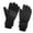 Black, variant on Waterproof Kids Ski Gloves Insulated Warm Winter Gloves Split Finger Design For Cold Weather Outdoor Activity