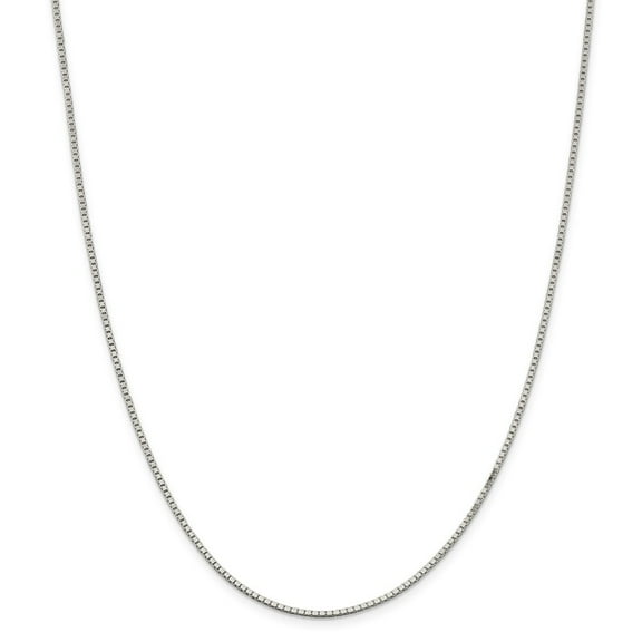 925 Sterling Silver 1.5mm Box Chain; 30 inch; Lobster Clasp; for Adults and Teens; for Women and Men
