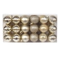 thumbnail image 1 of 30 piezas de bolas de Navidad adornos inastillables decoraciones para árboles de Navidad juego de bolas colgantes para decoración de fiesta de Kits de decoración para fiestas Dorado champagne Bearachild HA007626-13B, 1 of 6