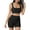 Black, variant on Yoga Clothing Set Fashion Sexy Outdoor Running Fitness Wear Tight Quick Dry Sportswear